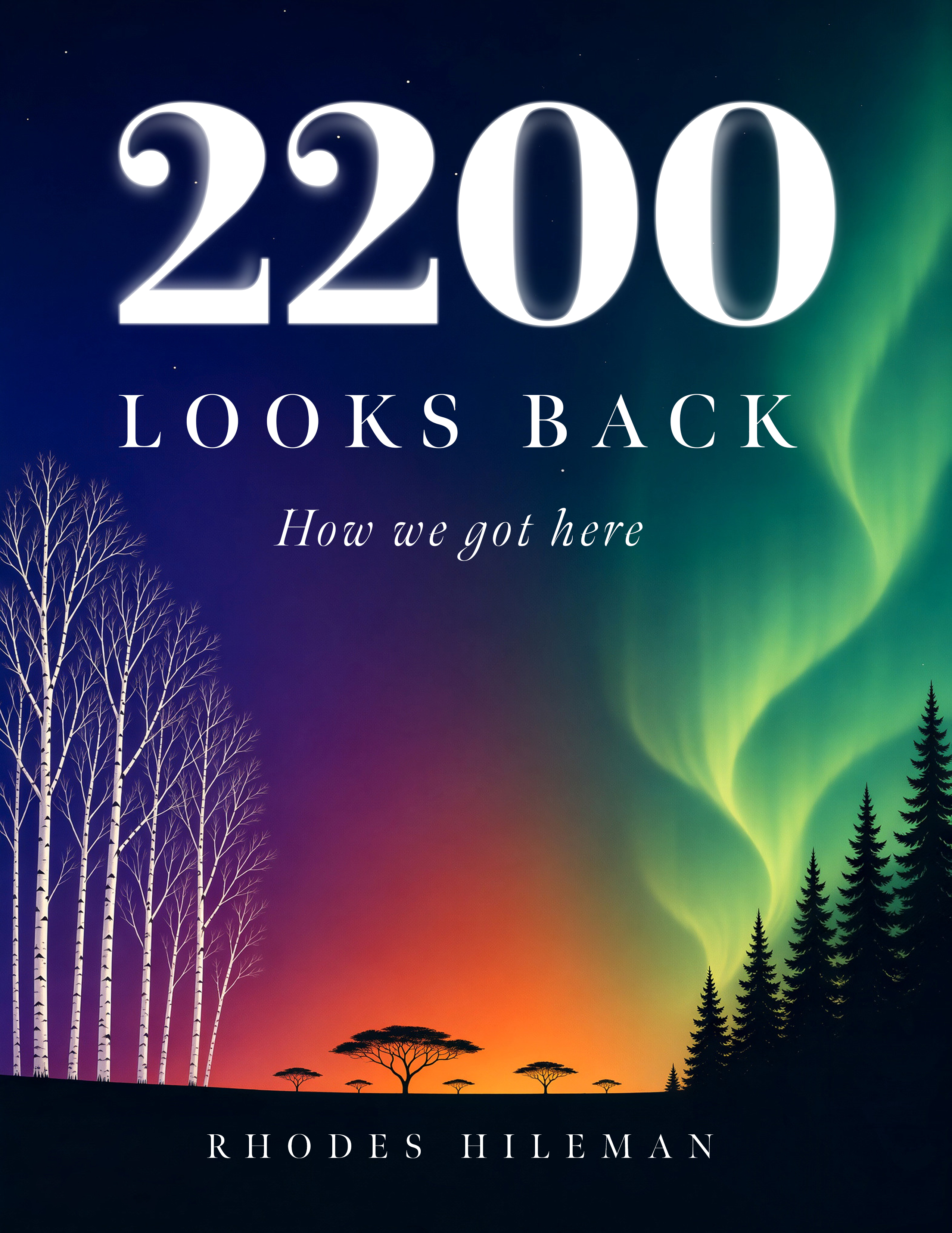 Book cover for 2200 Looks Back by Rhodes Hileman