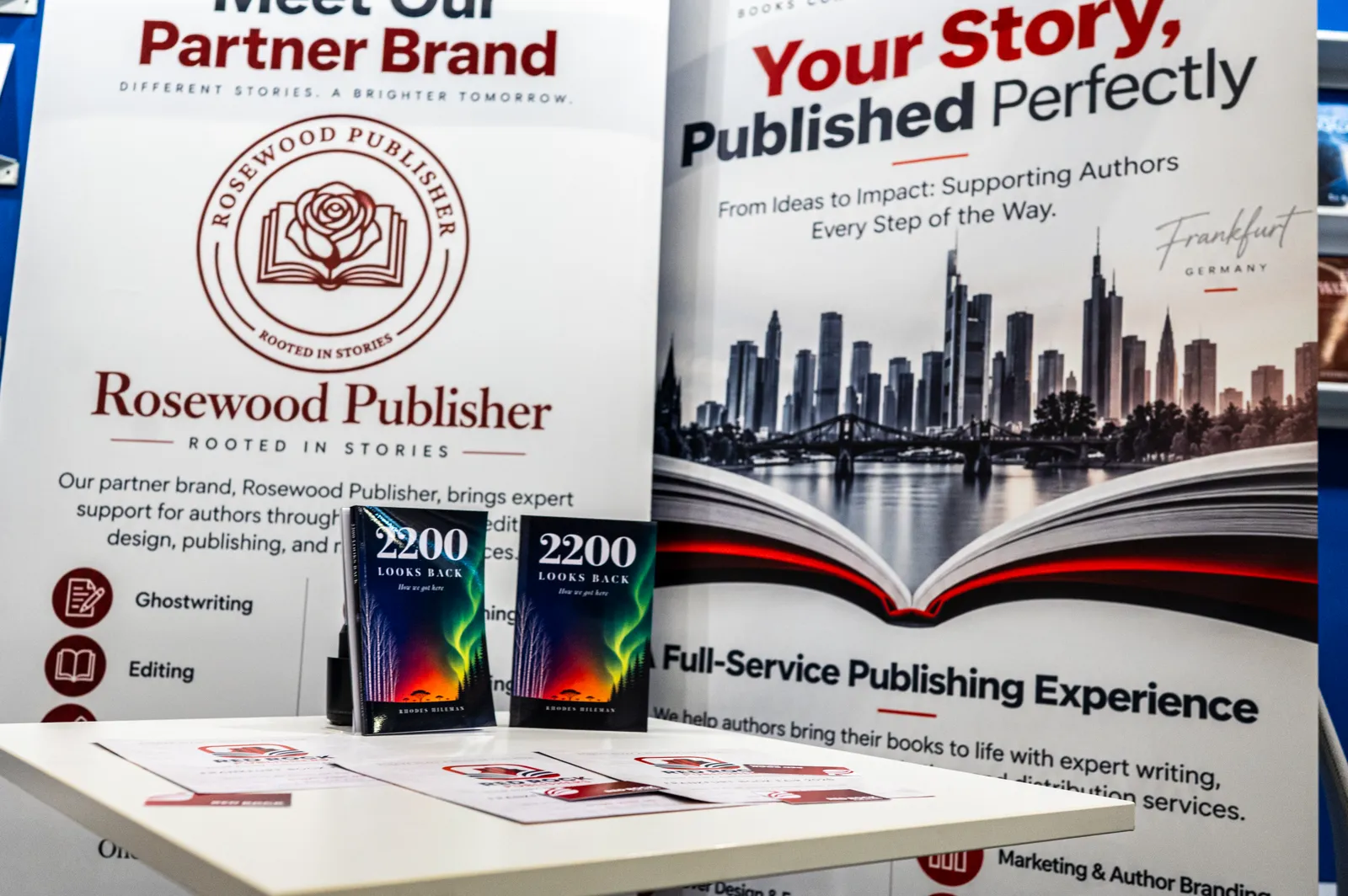 Frankfurt Book Fair partner display